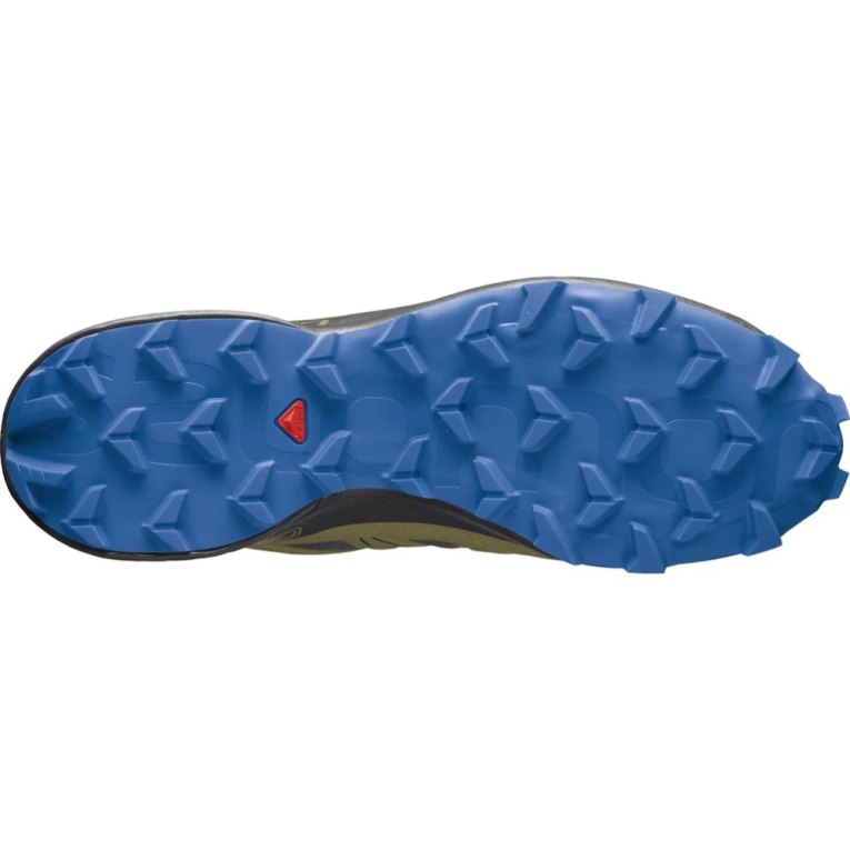 Tenis Para Trail Running Salomon Speedcross 5 GTX Hombre Negros Azules Verde Oliva | MX WQKX541